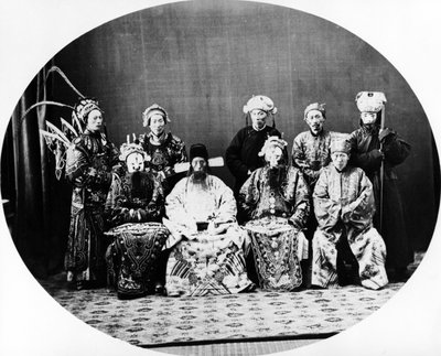 Chinese Theatricals, Shanghai by English Photographer